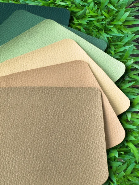 Earth Tone Leatherette color sample — Stock Photo, Image