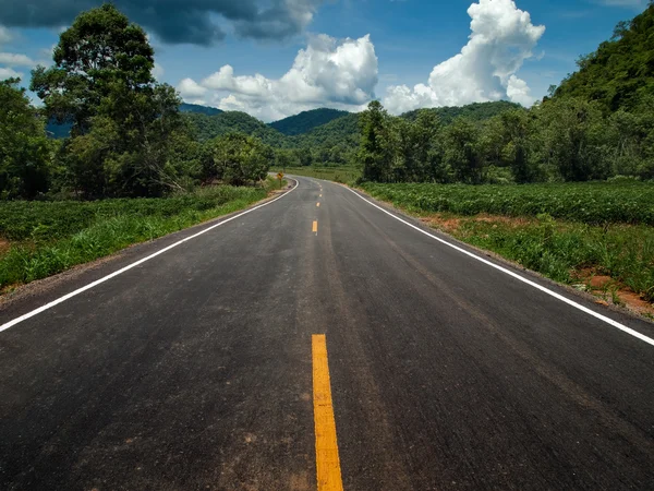 Perspective country Road — Fotografie, imagine de stoc