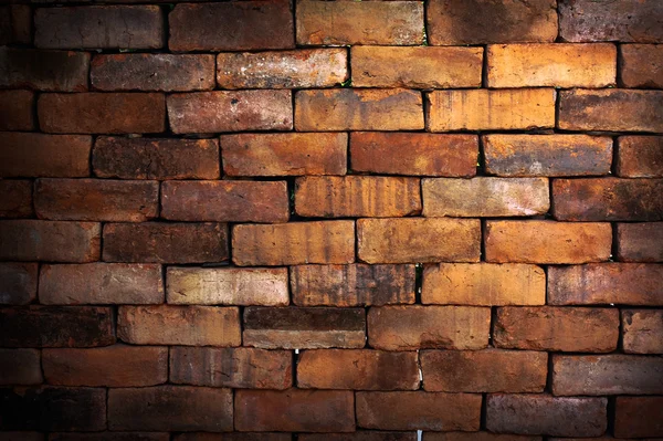 Büyük dikdörtgen tuğla duvar — Stok fotoğraf