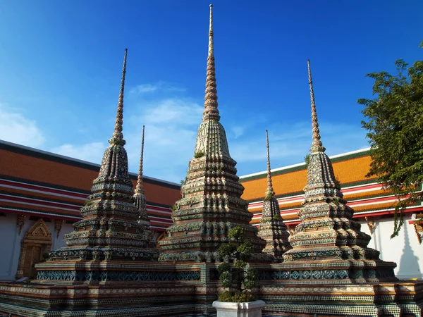 Fem pagoda på samma grund — Stockfoto