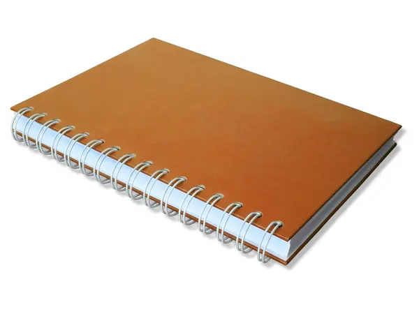Orange cover Note Book — Stock Photo, Image