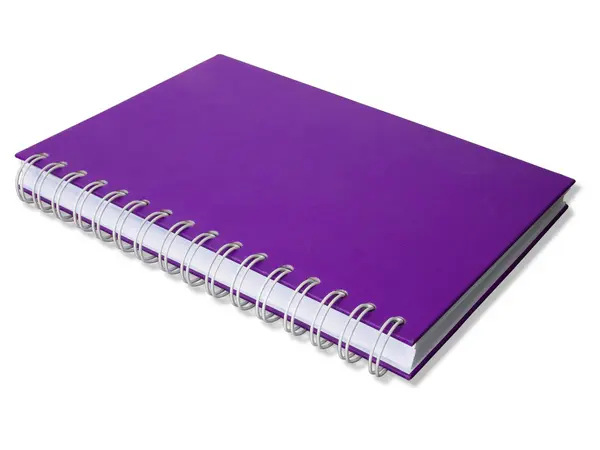 Portada púrpura Note Book — Foto de Stock