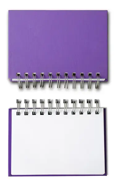 Portada púrpura Note Book — Foto de Stock