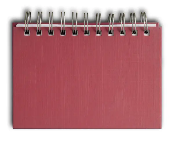 Rode begeleidende nota boek — Stockfoto