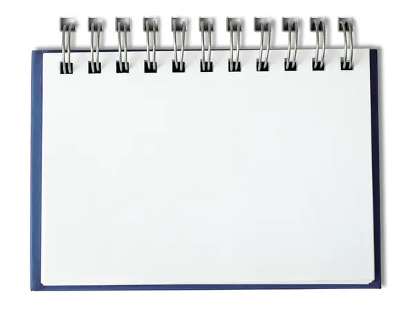 Cuaderno horizontal en blanco — Foto de Stock