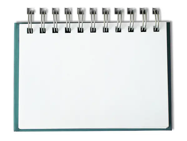 Caderno em branco horizontal — Fotografia de Stock