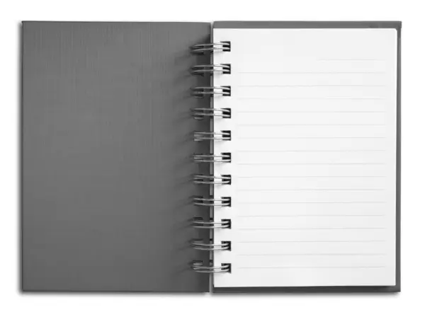 Cuaderno vertical solo blanco página —  Fotos de Stock