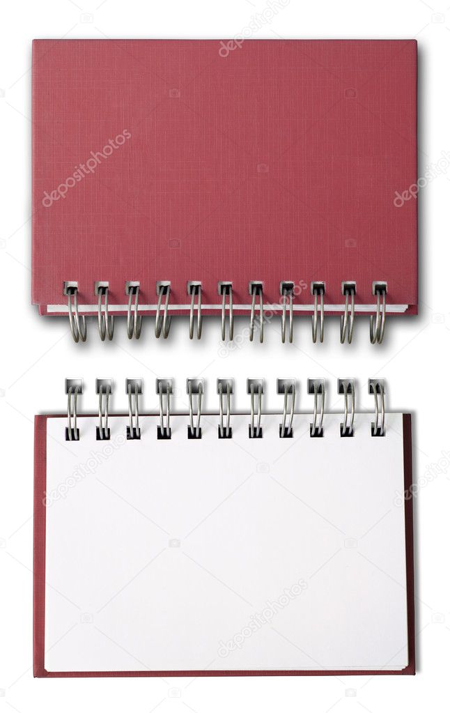 Red Blank Note Book