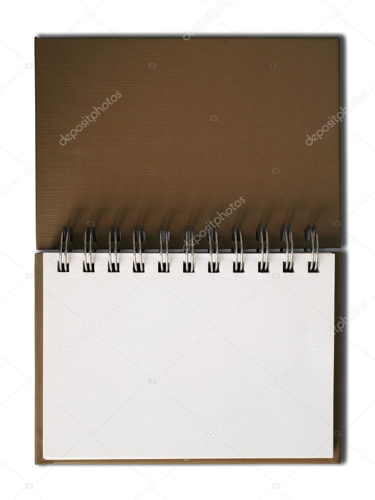 Brown Notebook horizontal