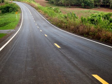 eğri yol