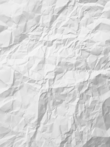Beyaz buruşuk kağıt — Stok fotoğraf