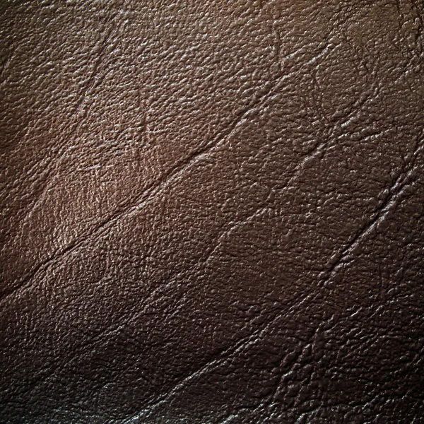 Dark brown Leatherette Background — Stock Photo, Image