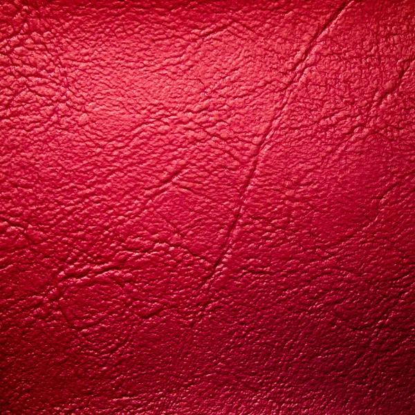 赤いレザーレット背景 — ストック写真