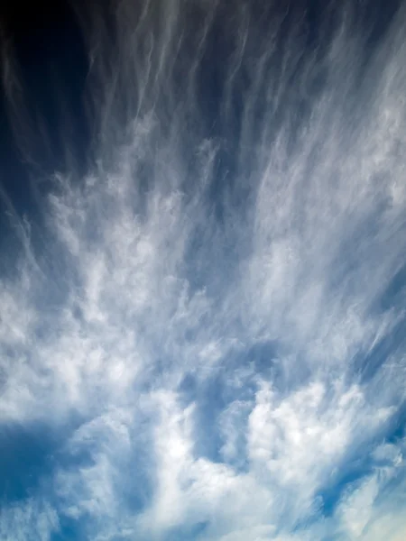 Біла хмара і небо Стокова Картинка