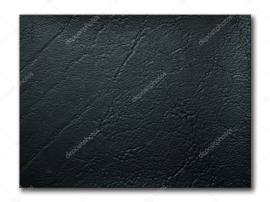 Texture of black leatherette sample