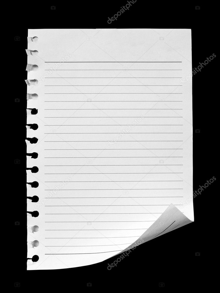 Notebook paper