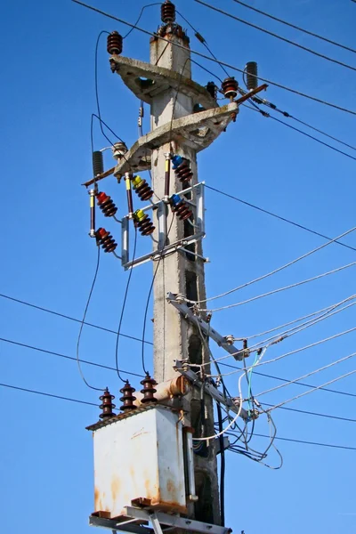 Elektromos pole Stock Kép