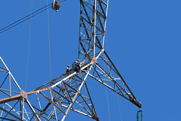 Hight tension line — Stock Photo, Image