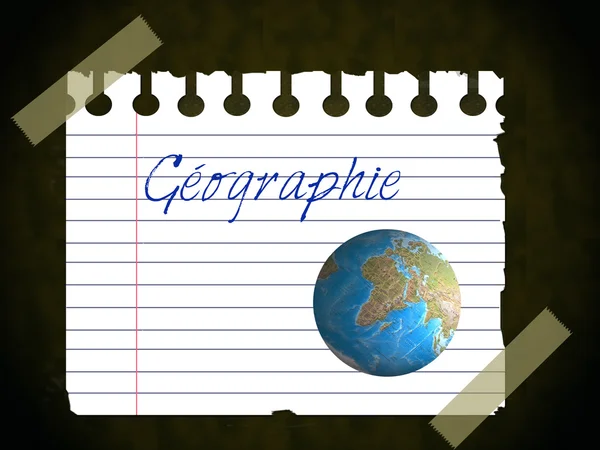 Geografie — Stockfoto