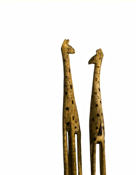 Пара жирафов — стоковое фото