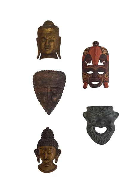 Ethnic masks — Stock Photo, Image