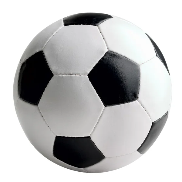 Μπάλα ποδοσφαίρου που είναι απομονωμένες — Φωτογραφία Αρχείου