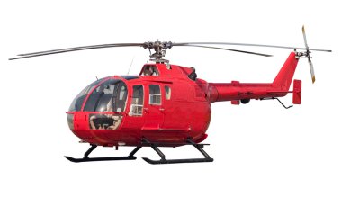 Helicopter isolated clipart