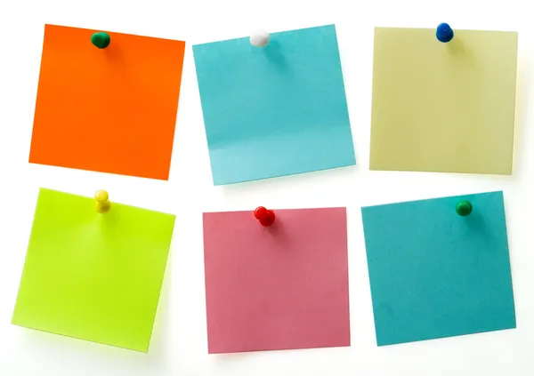 Post it notes — Stock Photo, Image