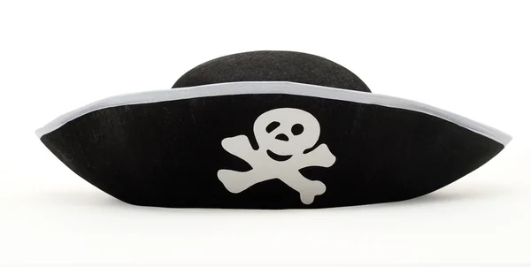 Klobouk piráta, samostatný — Stock fotografie