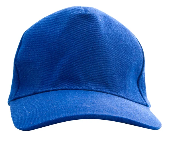 孤立的蓝色棒球帽 — 图库照片