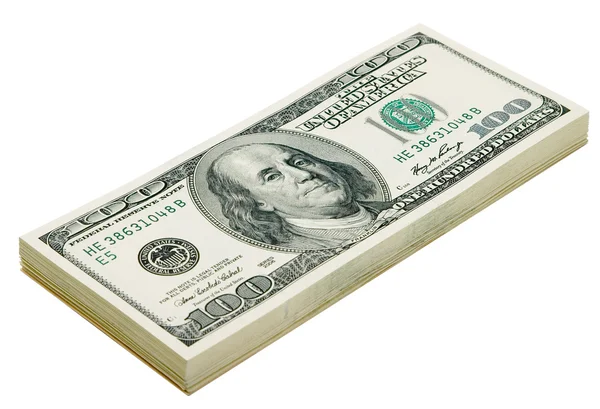 고립 된 달러의 더미 — 스톡 사진