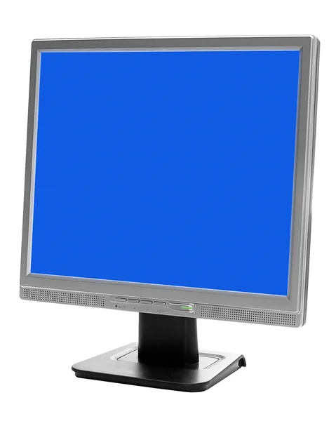 De monitor geïsoleerd op wit — Stockfoto