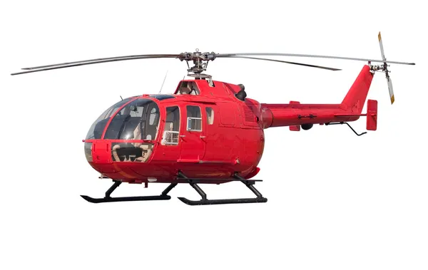 Helicopter isolated — Stock Photo, Image