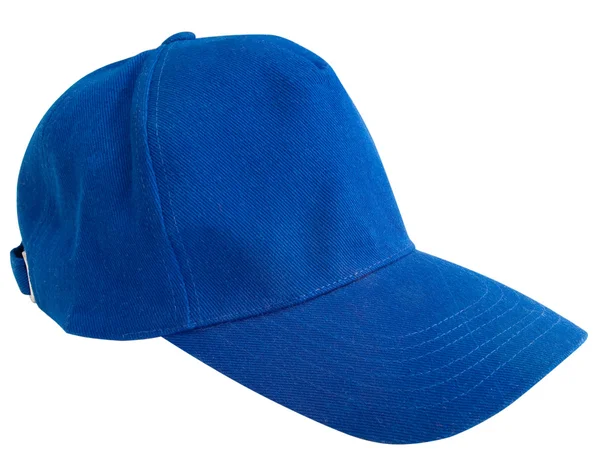 Блакитна бейсбольна шапка ізольована — стокове фото