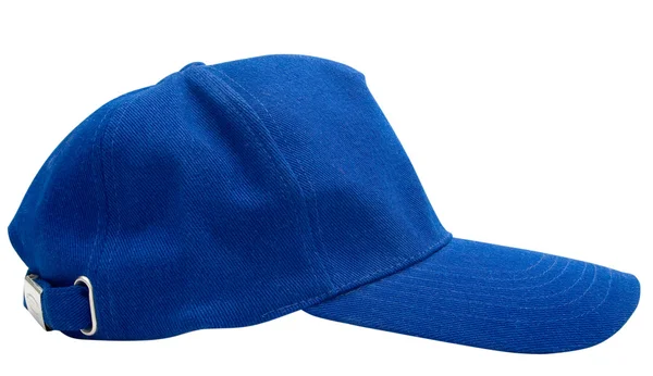 Blue baseball cap isolated — Stock Photo, Image