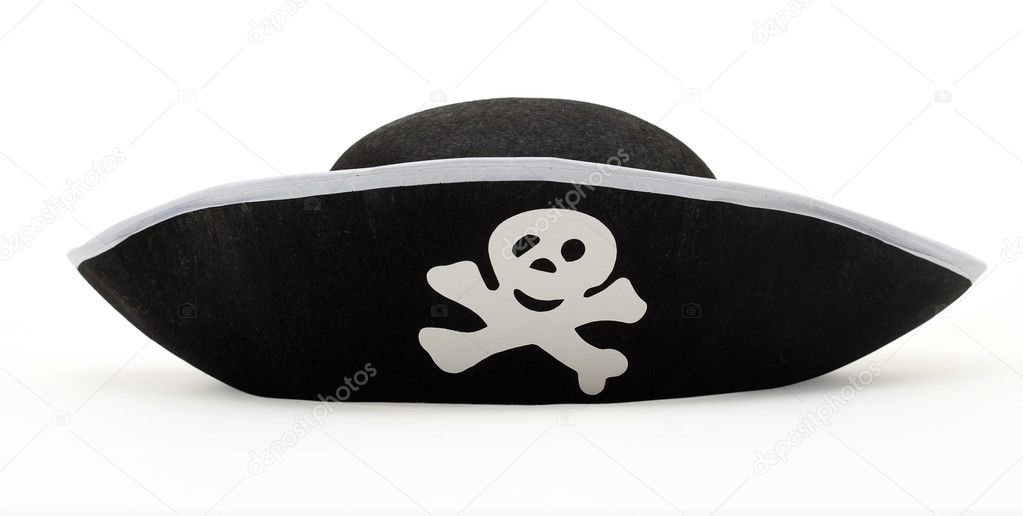 Hat pirate isolated