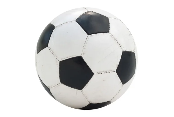Bola de futebol isolada — Fotografia de Stock