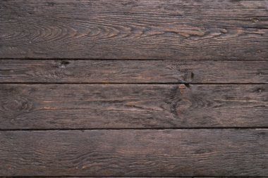 Texture of the old dark wood clipart