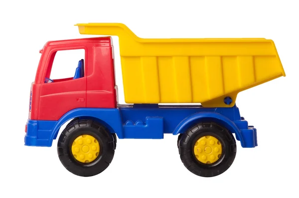 Oyuncak kamyonu izole — Stok fotoğraf