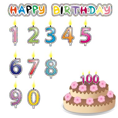 Numbers clipart