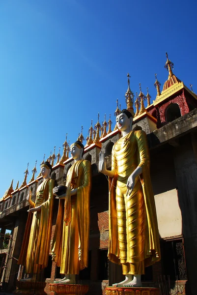 Τρεις σταθεί Βούδα — Φωτογραφία Αρχείου
