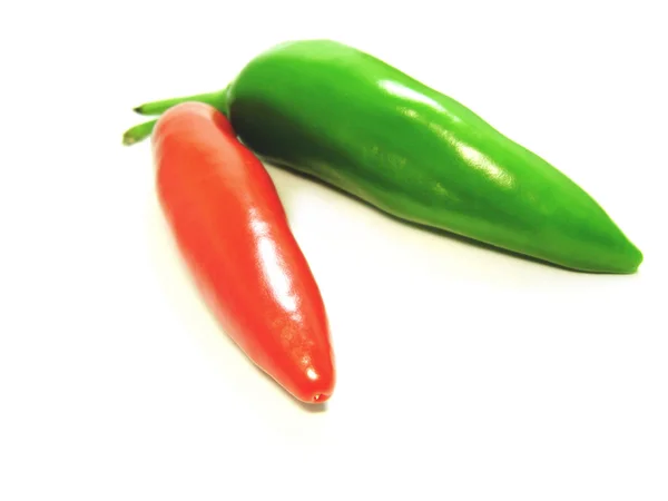 Two peppers — Stock Photo, Image