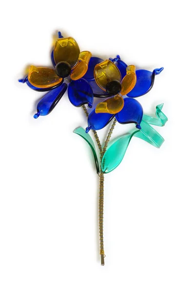 Skleněná květina — Stock fotografie