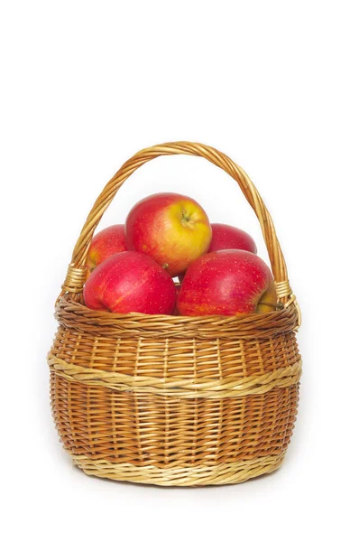 stock image Basket with apples