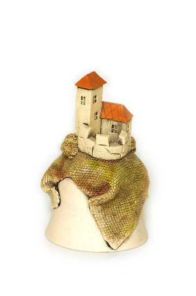 Ceramic castle — Stock Photo, Image