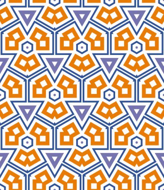 Triangular pattern clipart