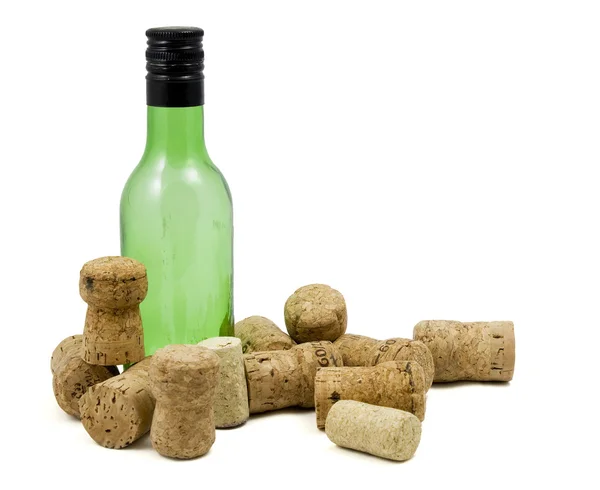 Stoppers and bottle — Stock Photo, Image