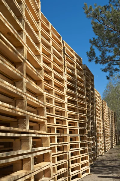 Dřevěné přepravní palety — Φωτογραφία Αρχείου
