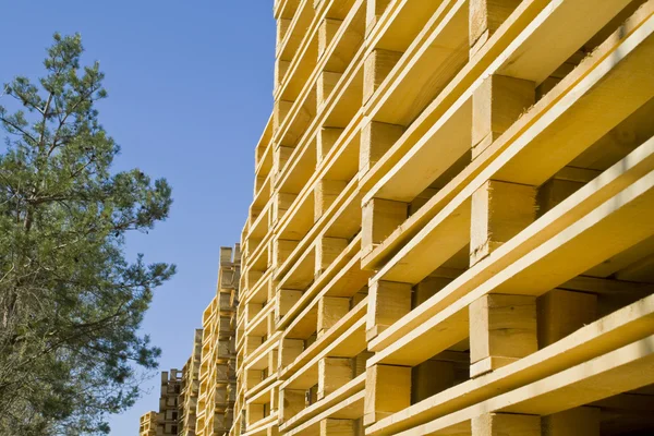 stock image Wooden Shipping Pallets