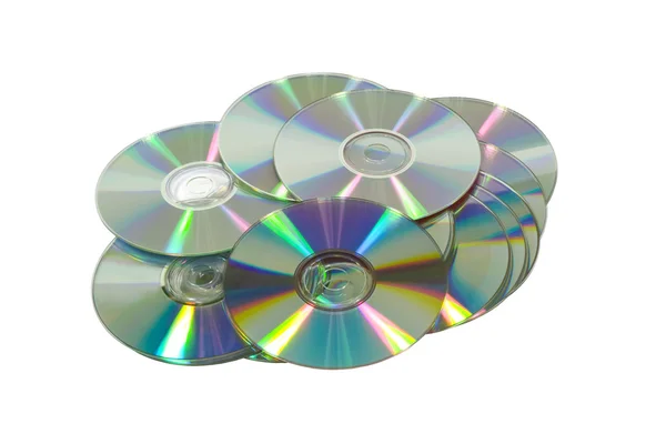 CD e dvd — Fotografia de Stock